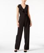 Thalia Sodi Ruffled Surplice Jumpsuit, Only At Macy's