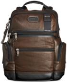 Tumi Alpha Bravo Knox Leather Backpack