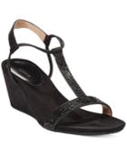 Style & Co. Mulan2 Embellished Evening Wedge Sandals Women's Shoes