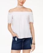 Love, Fire Juniors' Off-the-shoulder Blouse