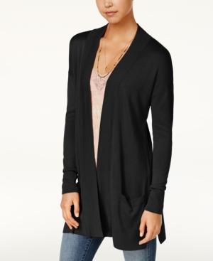 Hippie Rose Juniors' Open-front Duster Cardigan