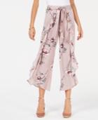 American Rag Juniors' Ruffled Tie-front Pants, Created For Macy's