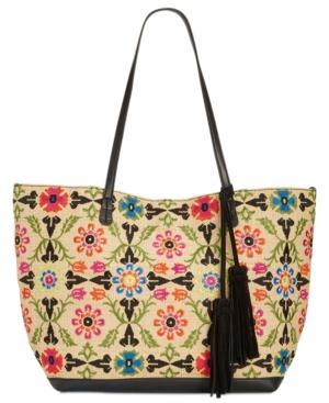 Inc International Concepts Maisie Embroidered Tote, Only At Macy's