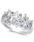 Charter Club Silver-tone Cubic Zirconia Ring, Created For Macy's