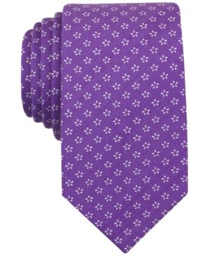 Bar Iii Men's Easton Floral-pattern Skinny Tie, Only At Macy's