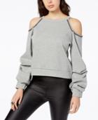 Bar Iii Cold-shoulder Sweatshirt, Created For Macy's