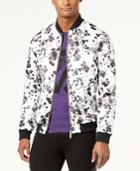 Versace Men's Classic Fit Floral-print Bomber