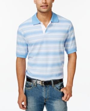 Club Room Big And Tall Performance Uv Protection Stripe Polo