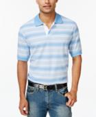 Club Room Big And Tall Performance Uv Protection Stripe Polo