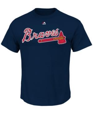 Majestic Men's Atlanta Braves Team Wordmark T-shirt