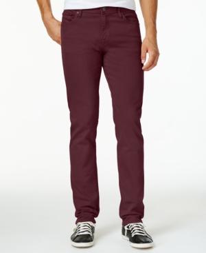 William Rast Men's Slim-fit Straight-leg Dean Twill Pants