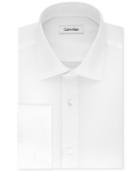 Calvin Klein Steel Men's Classic-fit Non-iron Performance French Cuff Dress Shirt