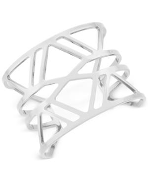 Vince Camuto Silver-tone Geometric Cuff Bracelet