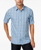 John Ashford Men's Fisher Plaid Short-sleeve Shirt, Only At Macy's