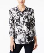 Calvin Klein Jeans Printed High-low Shirt