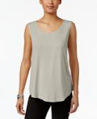 Jm Collection Scoop Neck Shell, Only At Macy's