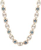 Ivanka Trump Gold-tone Openwork Stone Collar Necklace