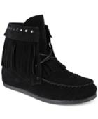 Yellow Box Once Fringe Booties Women's Shoes