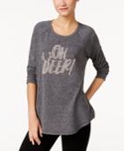 Style & Co Oh Deer Holiday Embellished Sweatshirt, Only At Macy's