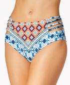 Kenneth Cole Tribe Vibes High-waist Bikini Bottoms Women's Swimsuit