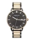 Kenneth Cole New York Men's Two-tone Stainless Steel Bracelet Watch 44mm