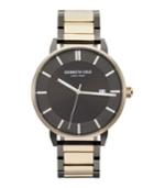Kenneth Cole New York Men's Two-tone Stainless Steel Bracelet Watch 44mm