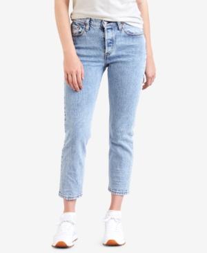Levi's 501 Crop Straight-leg Jeans
