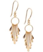 Giani Bernini Waterfall Drop Earrings In 18k Gold-plated Sterling Silver, Created For Macy's