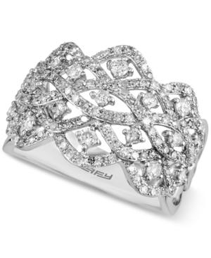 Effy Diamond Crown Ring (7/8 Ct. T.w.) In 14k White Gold