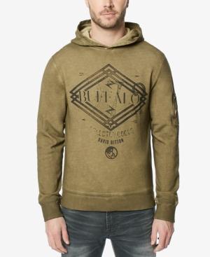 Buffalo David Bitton Men's Vintage Graphic-print Hoodie