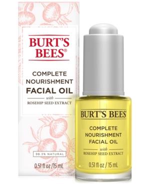 Burt's Bees Complete Nourishment Facial Oil, 0.5 Oz