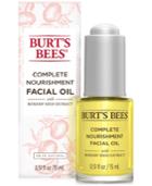 Burt's Bees Complete Nourishment Facial Oil, 0.5 Oz