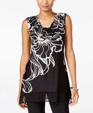 Jm Collection Cowl-neck Top, Only At Macy's