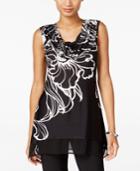 Jm Collection Cowl-neck Top, Only At Macy's