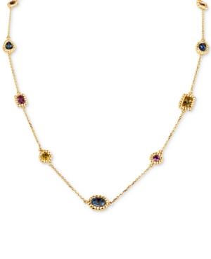 Multi Sapphire Necklace, 16