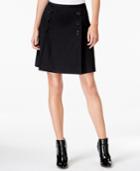 Maison Jules Button-detail Mini Skirt, Only At Macy's
