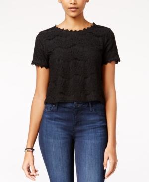 Bcx Juniors' Lace Crop Top