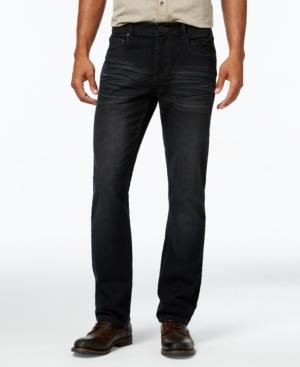 Inc International Concepts Men's Gusto Slim-fit Black Wash Jeans, Only At Macy's