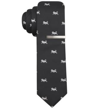 Alfani Alsey Lion Skinny Tie, Only At Macy's