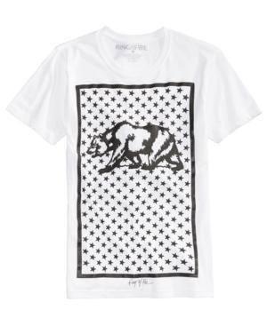 Ring Of Fire Men's Bear Star T-shirt, Created For Macy's