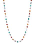 Anne Klein Gold-tone Multi-stone Strand Necklace