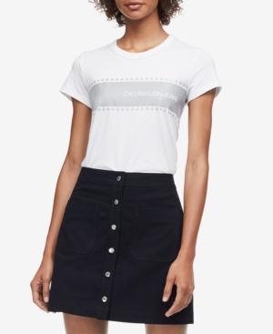 Calvin Klein Jeans Star-print Reflective T-shirt