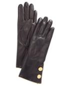 Kate Spade New York Tipped Button Gloves
