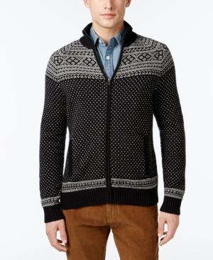 Tommy Hilfiger Men's Nordic Patterned Sweater-jacket