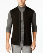 Calvin Klein Men's Zip-front Sweater Vest