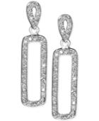 Effy Diamond Drop Earrings (3/8 Ct. T.w.) In 14k White Gold