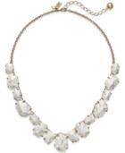Kate Spade New York 12k Gold-plated Faceted Stone Frontal Necklace
