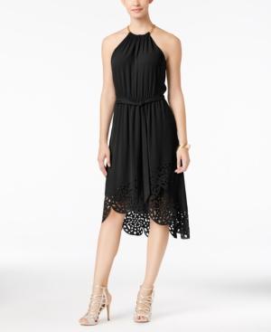 Thalia Sodi Laser-cutout High-low Dress, Only At Macy's