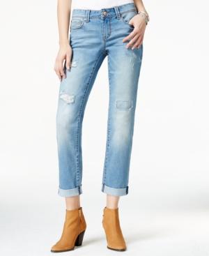 American Rag Ripped Cuffed Kaci Wash Boyfriend Jeans, Only At Macy's