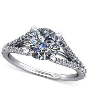 Diamond Split Shank Mount Setting (1/4 Ct. T.w.) In 14k White Gold